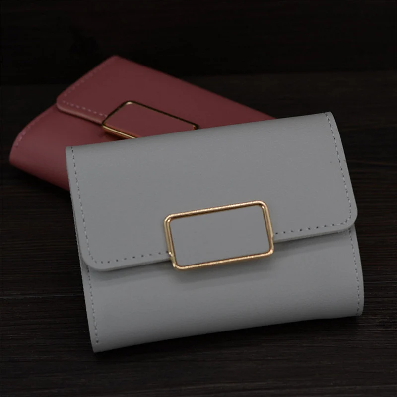 Женские кошельки кошелек короткие и маленькие дамские бумажники для телефона