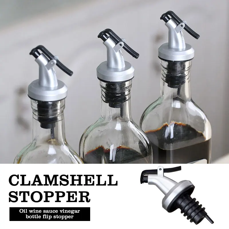 Бутылка для приправ пробка масла бутылка креативная пластиковая крышка кухонный