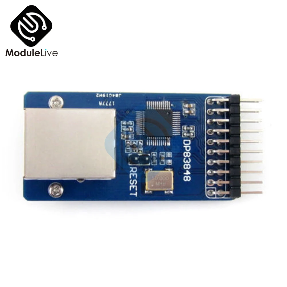 DP83848 Ethernet физический слой трансивера RJ45 управления интерфейсная плата