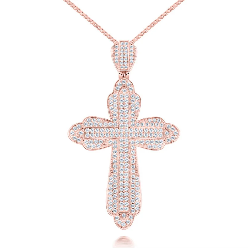 Потрясающее крутое роскошное ювелирное изделие подвеска с изображением Креста