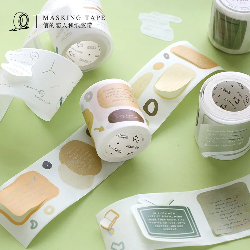 Kawaii милый цветок персик Васи клейкая лента DIY Скрапбукинг наклейка этикетка маскирующая лента корейские канцелярские принадлежности Школьные принадлежности