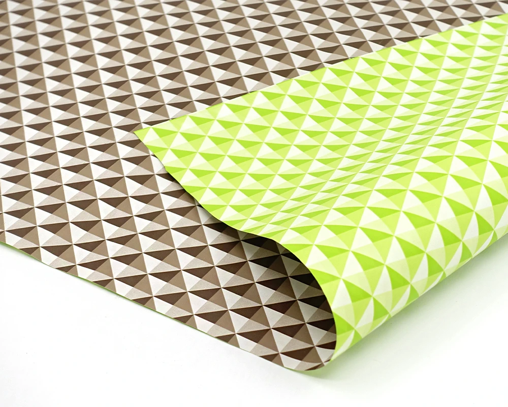 Перламутровая Двусторонняя цветная Геометрическая узорная оберточная бумага