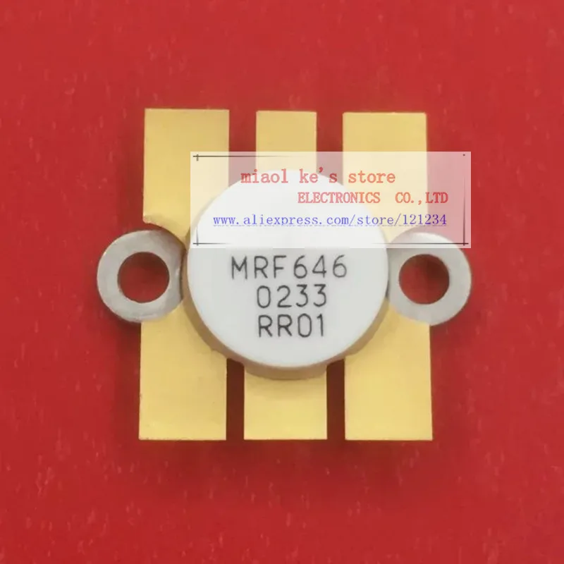 

100%Original: MRF646 mrf646 [ 36V 9A 45W 470MHz PACKAGE STYLE .500 6L FLG ] - High-quality original transistor