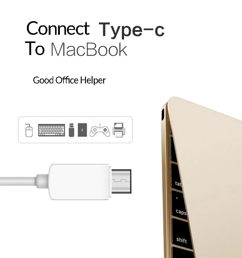 Кабель Reilim type c OTG адаптер USB c к usb камера пианино для ipad pro huawei xiaomi Macbook Pro телефон планшет компьютер конвертер