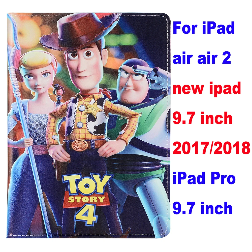 as photo Чехол для ipad air 2, новинка, ipad 9,7,,, Pro, 9,7, ipad, 4 дюйма, ipad mini, 1/2, 3/4, 5, фильм, История игрушек, 4, чехол-подставка - Цвет: as photo