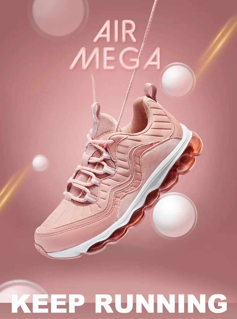 Xtep AIR MEGA; женская спортивная обувь; Новинка года; сезон весна; кожаная повседневная обувь с подушечками на пальмах; женская обувь для бега; 881118119287