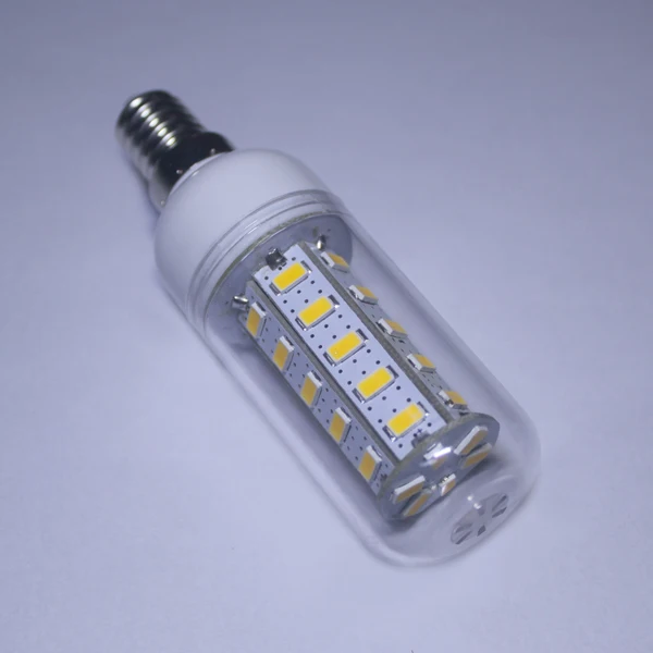 5 шт./лот высокое Мощность E14 5730 SMD 36LED 12 Вт 220 В 230 В 240 В Кукуруза лампочка Spotlight светодиодное освещение теплые/холодный белый с крышкой
