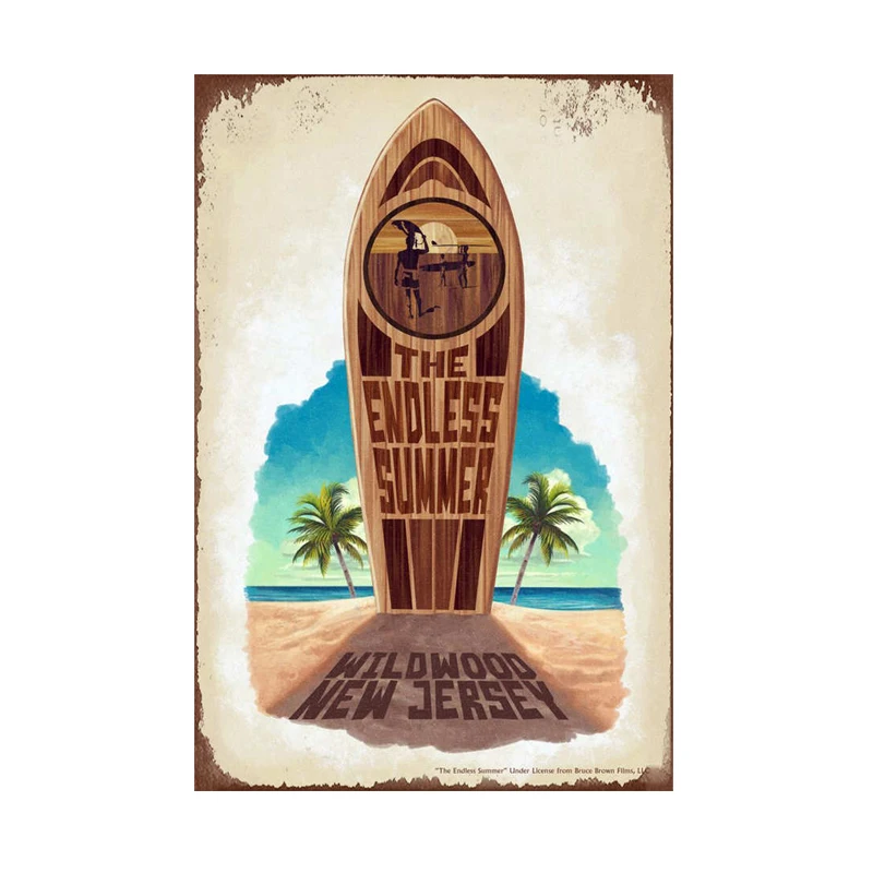 L Tiki Hut Lounge налет винтажные металлические жестяные знаки домашний бар гаражные декоративные металлические тарелки Aloha настенные художественные наклейки плакат N217 - Цвет: L