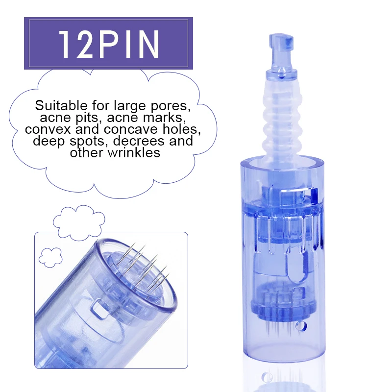 100/50/30/10 Pcs Tattoo Nano MYM Needles Tip Microneedling 9/12/36/42/Nano/3D/5D Square Nano Bayonet Cartridge Tattoo Needles