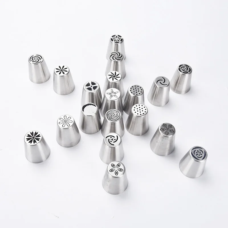 1 шт. Большой украшения рот Нержавеющая сталь русский Рот Набор Бесшовные пирог