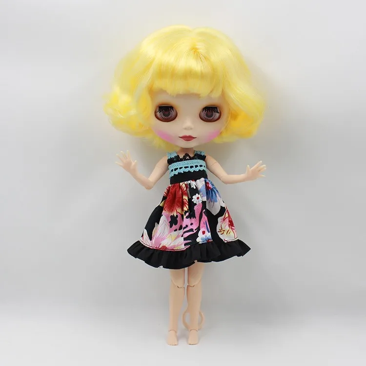 Желтые волосы шарнирная кукла для тела Blyth бесплатная доставка JBAD 35 | Игрушки и