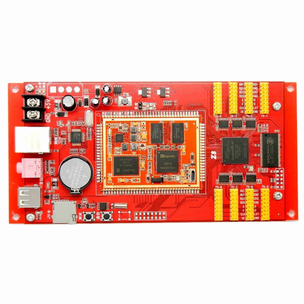 USB-карта управления Kaler Z8 1024*128 пикселей 8 портов hub75B | Лампы и освещение