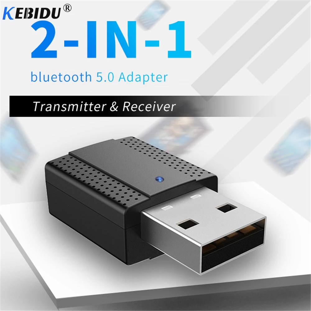 Портативный мини трансмиттер Kebidu 3 5 мм Bluetooth 0 приемник AUX стерео USB адаптер для ТВ
