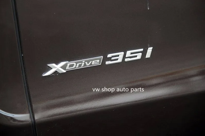 Бесплатная доставка 2 шт. автомобиль эмблемы OEM качество 'XDRIVE 35i' для BMW X1 X3 X4 X5 X6