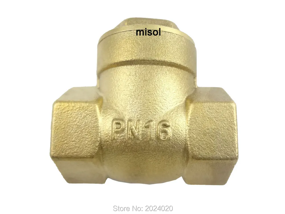 1 шт. горизонтальный обратный клапан DN25 латунный невозвратный клапан|non return valve|check