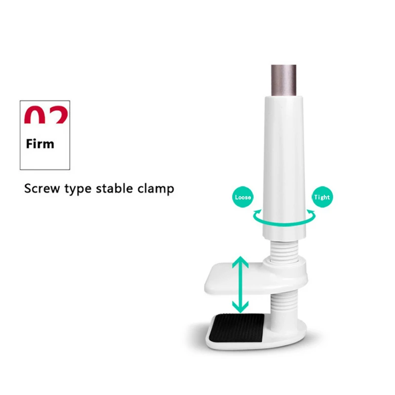 360 градусов Гибкий Кронштейн подставка для настольного планшета со съемным