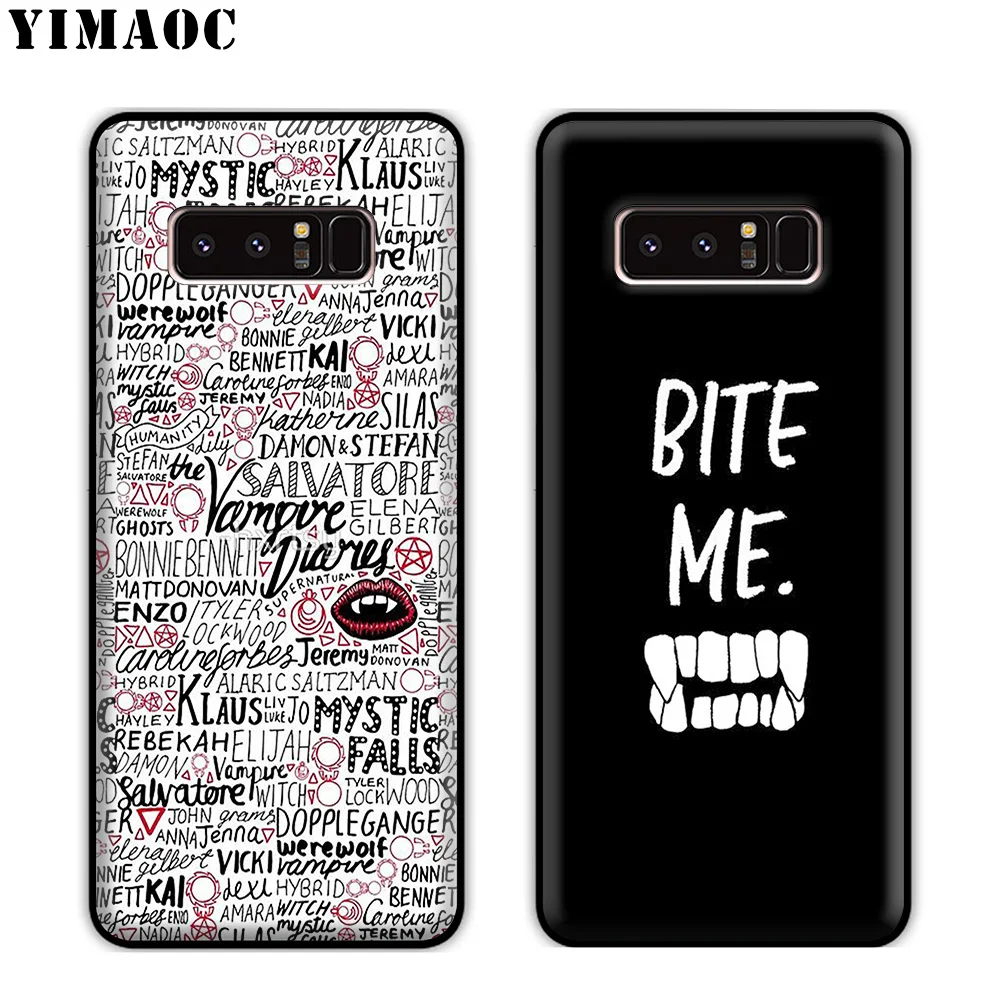 YIMAOC Дневники вампира Мягкий силиконовый чехол для samsung Galaxy S10 S10e S9 S8 Plus S7 S6 Edge J6 |