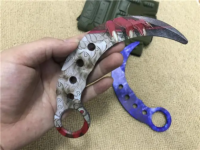 Не острый тренировочный нож karambit тактический для повседневного использования