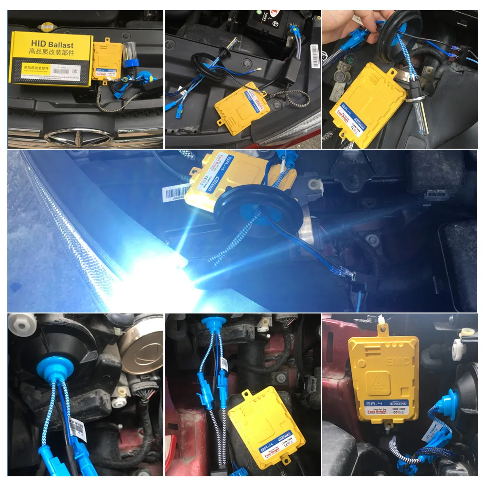 BAOBAO 35 Вт/55 Вт Ультра быстрый яркий автомобильный Xenon HID Балласт Ксенон балласт BA-4
