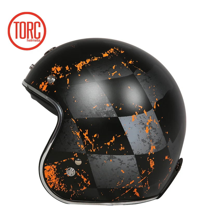 Новый Винтажный шлем TORC мотоциклетный для мотокросса Capacete Casco с открытым лицом