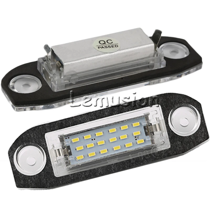 1 пара Автомобильные светодиодные лампы для номерного знака 12 В|license plate light|car