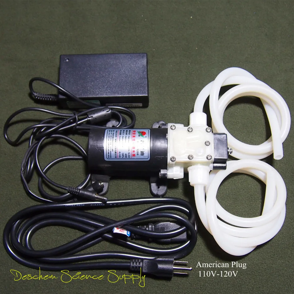 DC12V, 45 Вт, диафрагма водяной насос, с Адаптеры питания и 2 м шланг, Применение в посуда