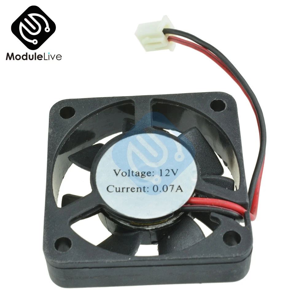 Чехол для компьютера охладитель 2Pin 12V 4CM 40MM PC cpu охлаждающий вентилятор черный радиатор маленький охлаждающий вентилятор PC для Arduino Raspberry Pi