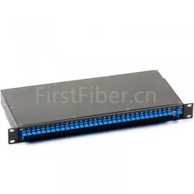 FirstFiber 1x8 SC/APC Тип вставки PLC сплиттер (1xN 2xN для опции) G657A волокно с сильной внешней