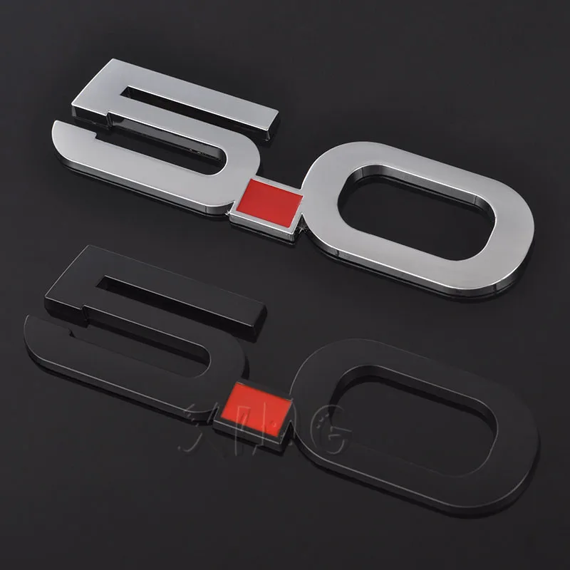 Автомобильная наклейка 5 0 эмблема заднего багажника металлическая для Ford Mustang GT