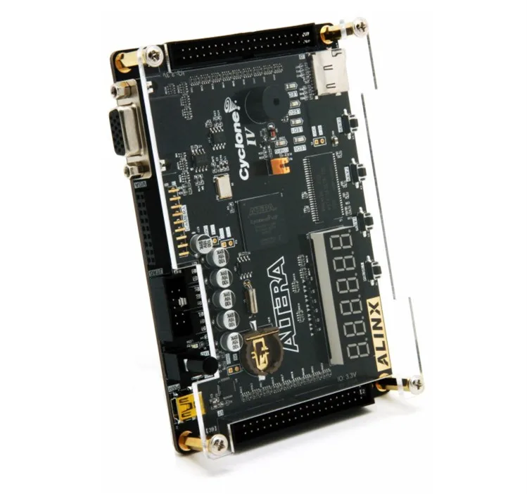 Последняя версия Altera EP4CE6 FPGA макетная плата+ высокоскоростной USB Blaster FPGA плата с 256 м SDRAM VGA