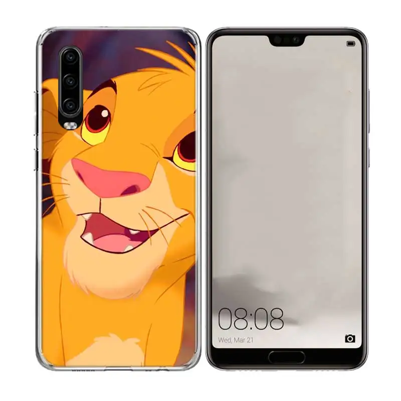 Силиконовый чехол Simba the Lion King для Huawei P30 P20 Mate 30 20 10 Pro P10 lite P Smart + Plus Z 2019 |