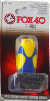 Yellow Blue Новое поступление FOX40 SHARX свисток без косточек пластиковый свисток Профессиональный рефери Баскетбол Футбол свисток PAIDIAO Sifflet Apito - Цвет: Yellow Blue