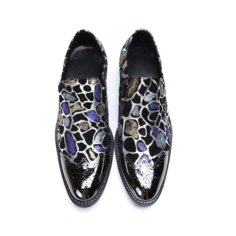 Туфли мужские с острым носком заостренный носок повседневные стильные ручная