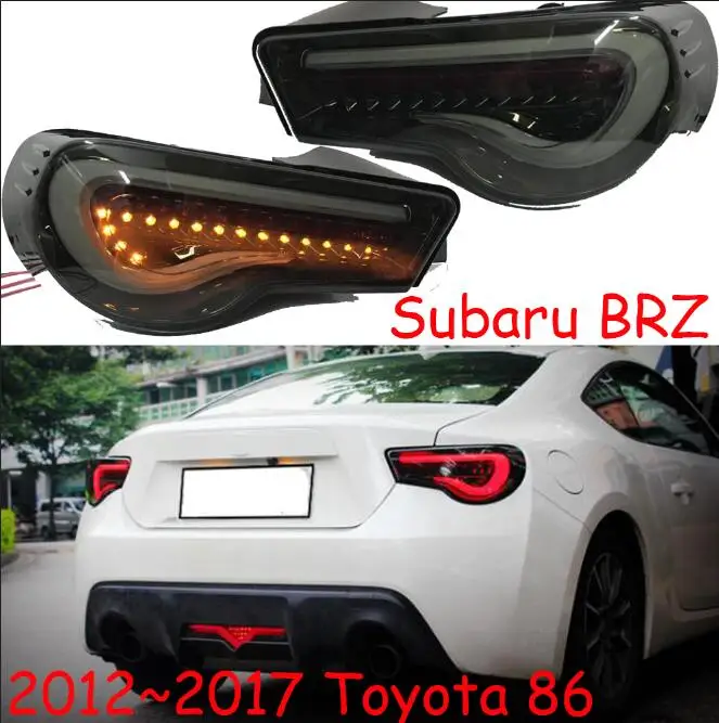 Автомобильные стильные светодиодные фары для Toyota FT 86 GT 86 2012~ Головной фонарь для SUBUARU BRZ задний фонарь 2013~ фары - Цвет: black smoke tailligh