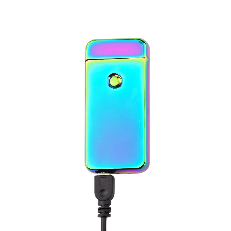 Хорошая USB Зажигалка Ветрозащитная турбо и светодиодная лампа карманная