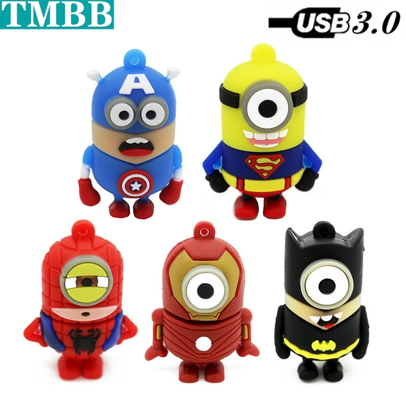 USB 3,0, мультяшный персонаж Марвел, Usb флеш-накопитель, дешевый флеш-накопитель, 256 ГБ, USB флешка, память 128 ГБ, 8 ГБ, 32 ГБ, 64 ГБ, флешка, u-диск, креативный
