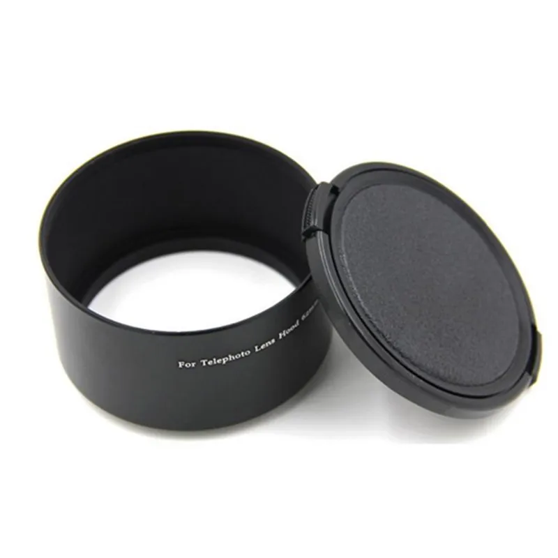 49 52 55 58 62 67 72 77 металлическая бленда объектива для Canon Nikon Sony Tamron Sigma + крышка