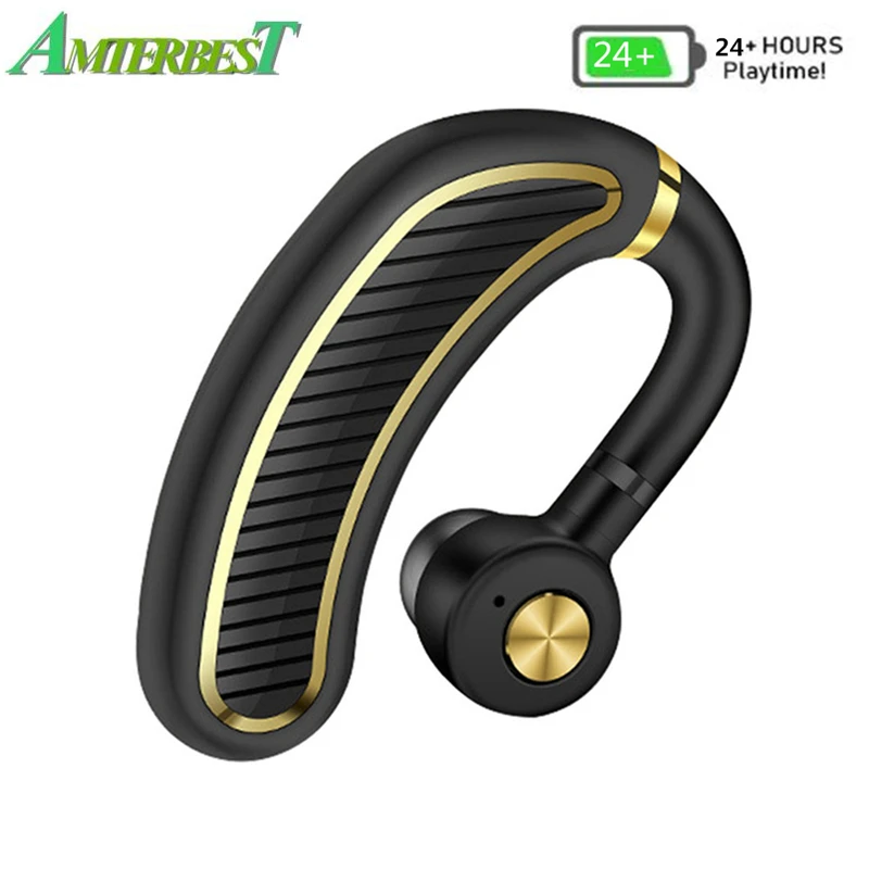 AMTERBEST Беспроводной Bluetooth Бизнес гарнитуры наушники 300 мАч очень долгого ожидания
