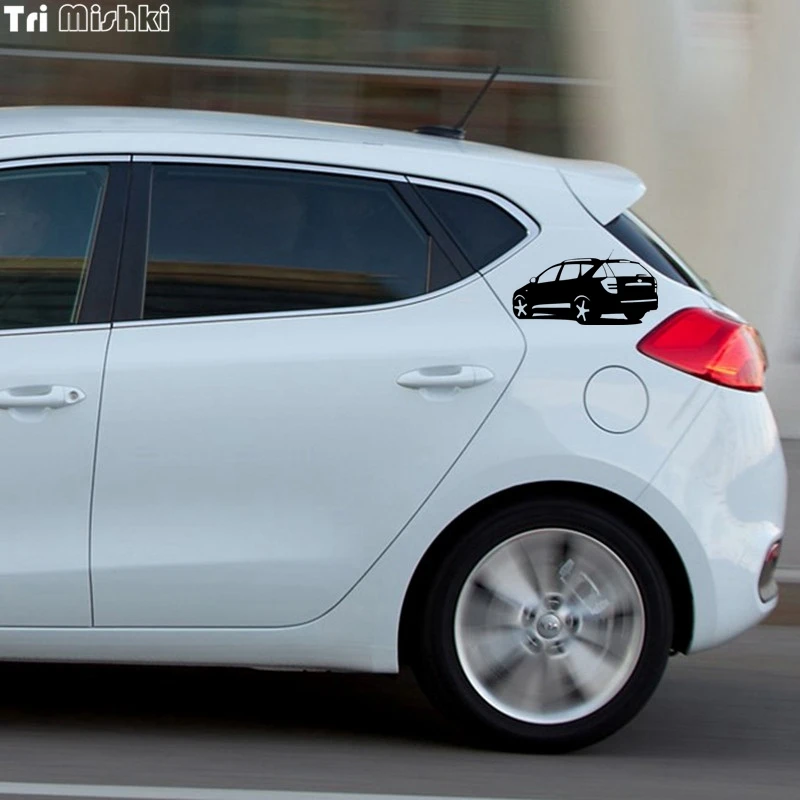 Tri Mishki HZX020 12*23.1см Форма автомобиля наклейки на авто виниловые мотоцикл акссесуары