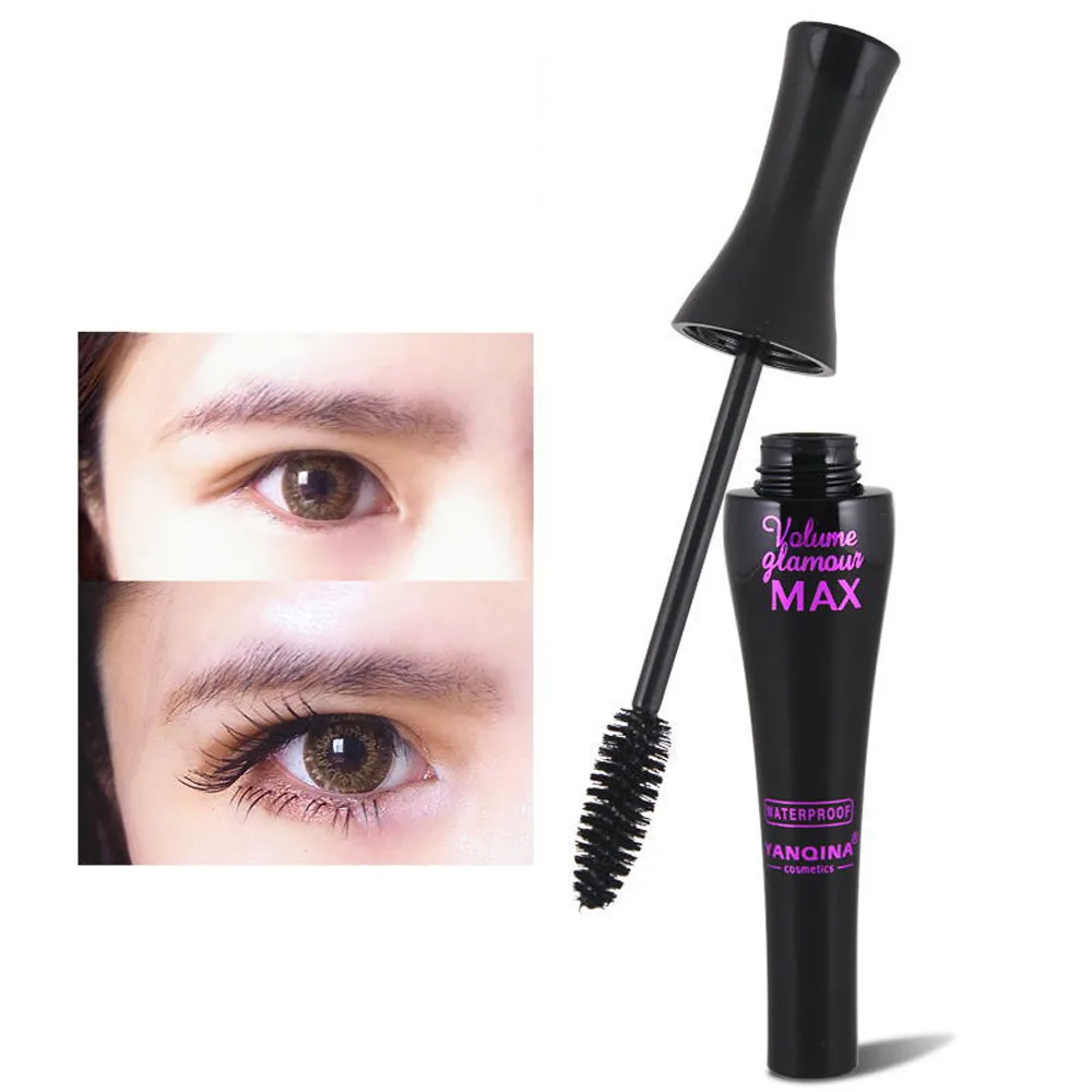 Новинка 3D волокно тушь для ресниц длинные черные ресницы модное наращивание