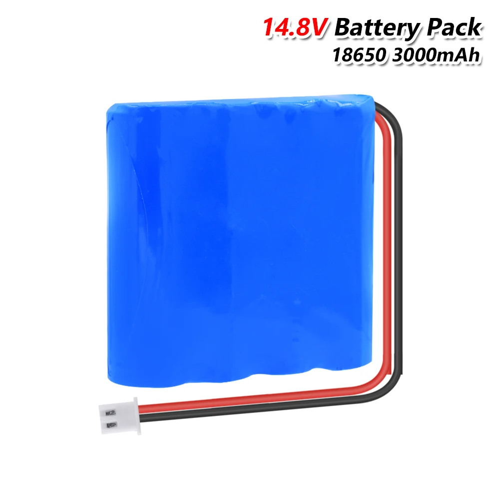 14,8 V 3000mAh аккумулятор 18650 батарея 3Ah аккумуляторная батарея с XH 2,54 разъем для велосипедных фар/CCTV/камеры/Электрический