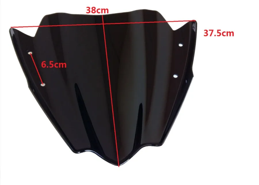 

Universal Street Bike for Harley for Yamaha 7/8" & 1" Handlebar Mount Motorcycle Windshield Windscreen Windscherm