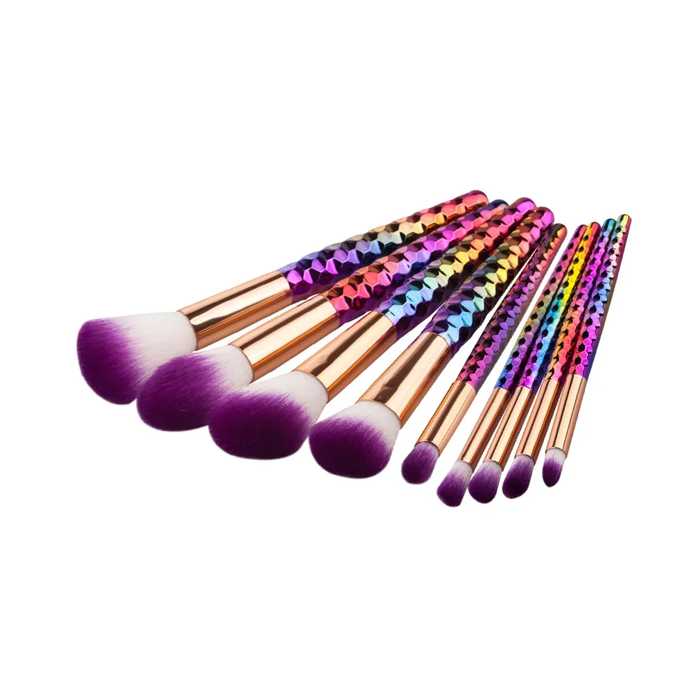 9 шт макияж консилер кисти бровь кисть основа румяна косметический инструмент |