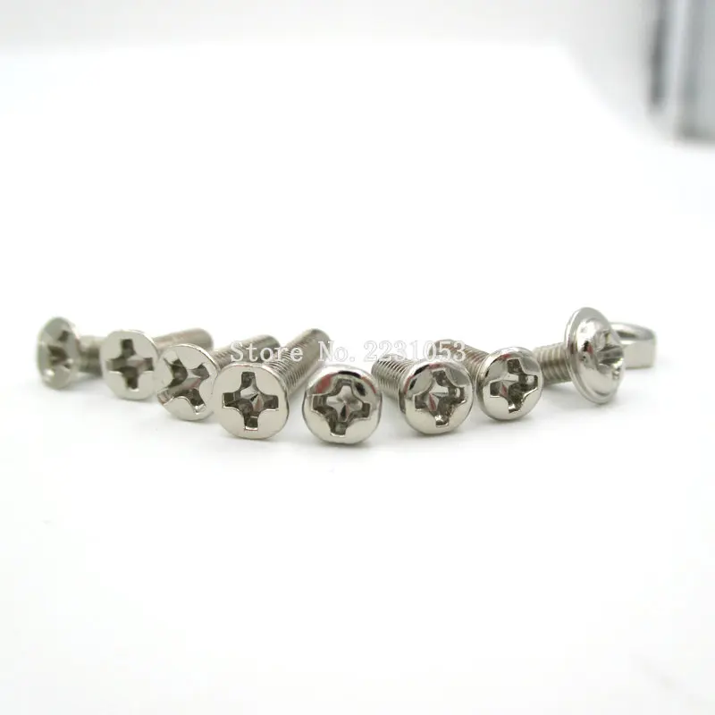140 шт./лот M3 Крышка/Кнопка/плоская головка болты с шестигранной головкой