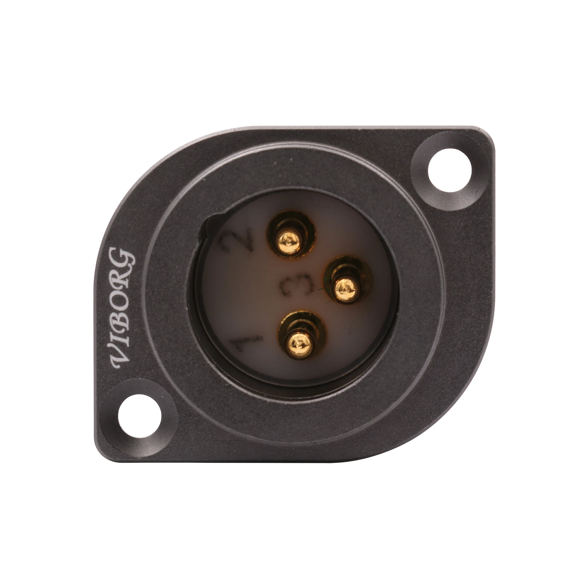 Viborg 3pin Мужской Женский Разъем XLR Чистая медь проводник тефлоновый изолятор