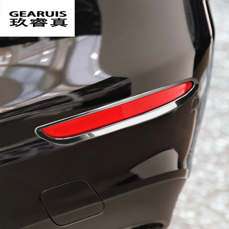 

Car styling After Rear Tail Fog light Lamp Shade Frame Trim Foglight Bezel Covers protector For Mercedes Benz E Class W213 2016