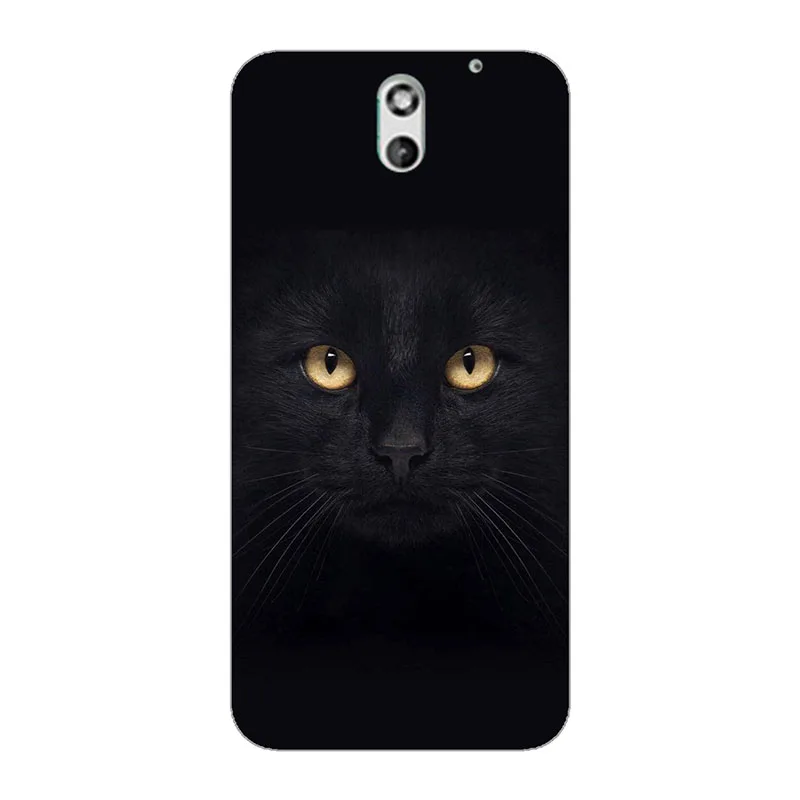 Милые модные цветок чехол для HTC Desire 610 чехол с принтом чехол для телефона Fundas Coque матовая животных в виде ракушки - Цвет: A128