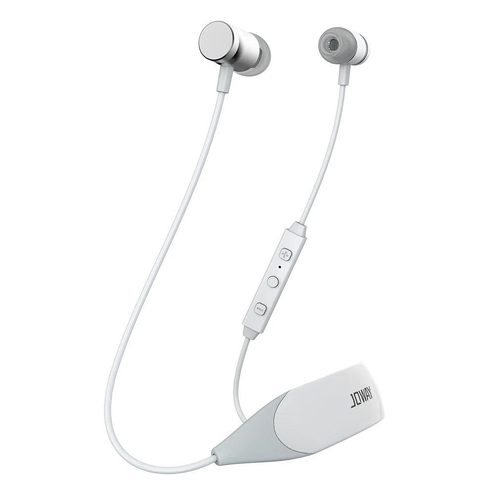 Белый Joway H09, спортивные Bluetooth наушники, массажные, стерео, шумоподавление, беспроводная гарнитура с микрофоном для Xiaomi, iPhone, Pocophone, Oppo - Цвет: Белый