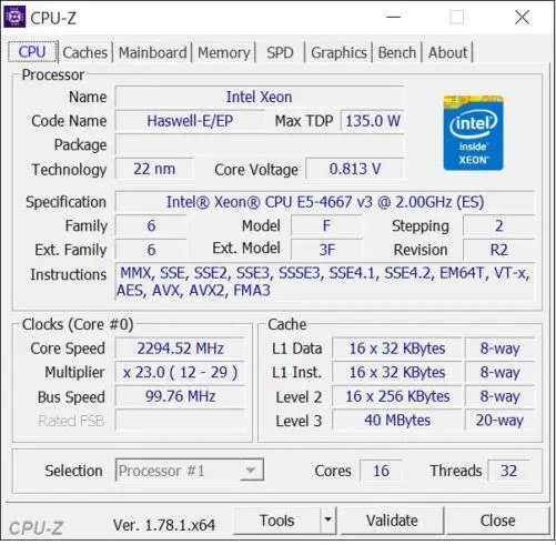 Оригинальный процессор Intel ЦП Xeon E5 V3 QS 4667V3 ЦПУ 2 00 ГГц 40 Мб 16-ядерный Стандартный Φ