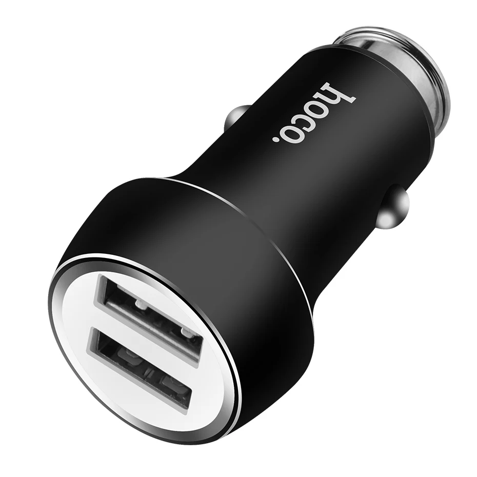 Автомобильное зарядное устройство HOCO Z7 с двумя USB портами для iPhone iPad Xiaomi Samsung